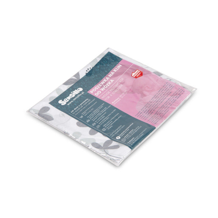 Калъфка за клиновидна възглавница 38X30 см Grey Bundle Sensillo