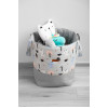 Кош за играчки Елени сив 35х47 см