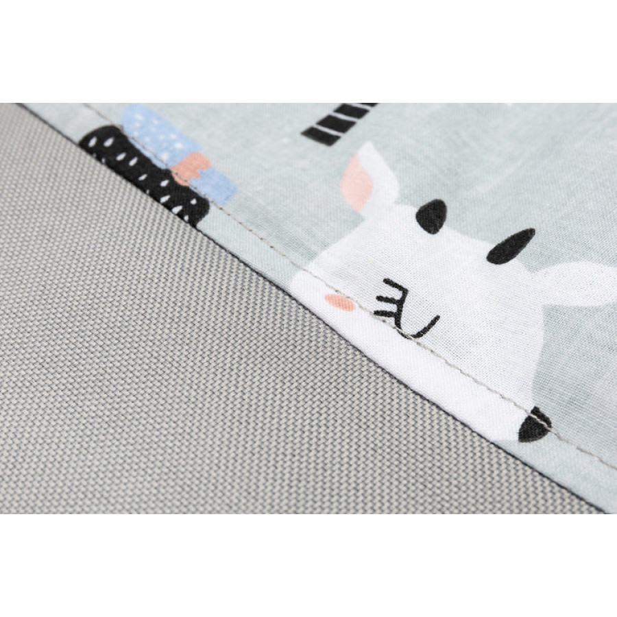 Кош за играчки Елени сив 35х47 см