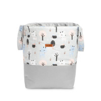 Кош за играчки Елени сив 35х47 см
