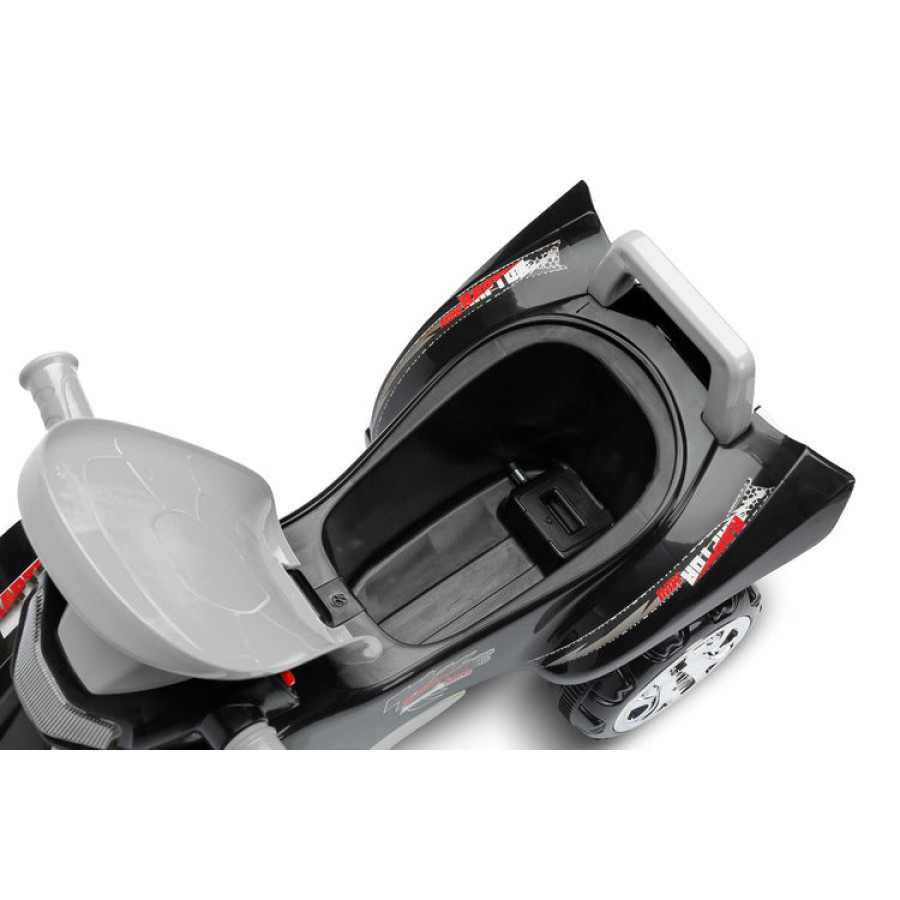 Детски мотор за яздене с четири гуми Mini Raptor Grey Caretero Toyz
