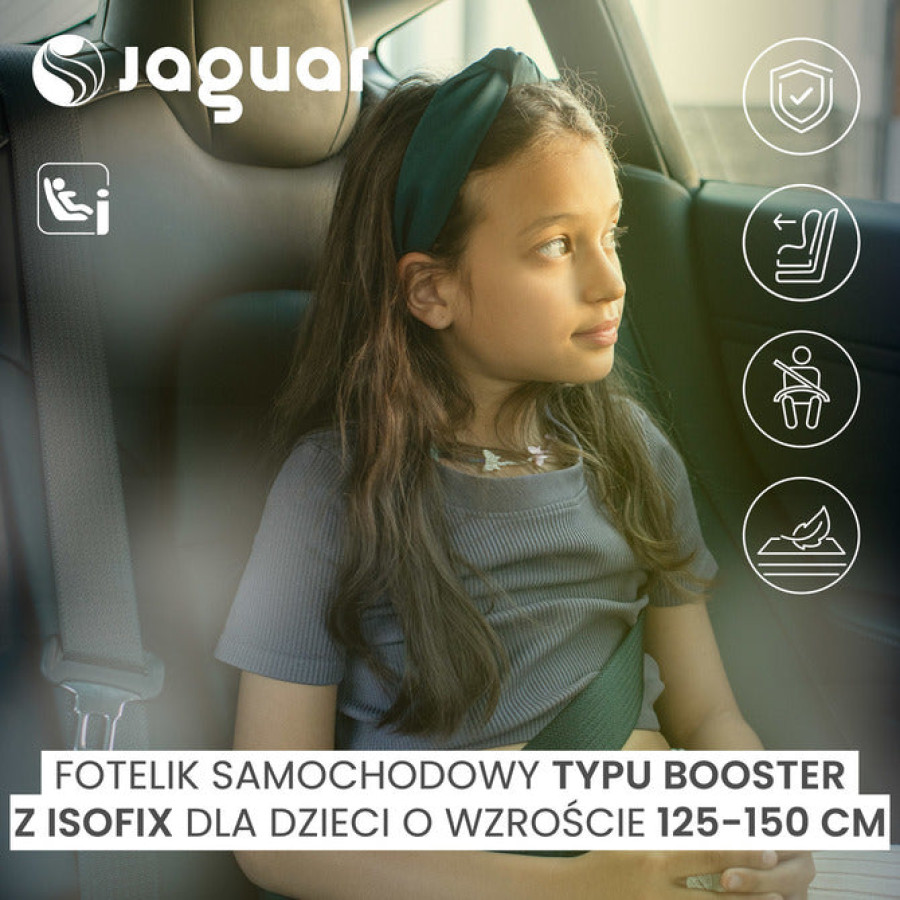 Столче Jaguar I-Size графит (125-150 см)