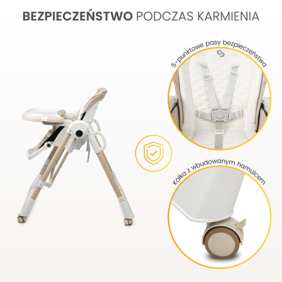Столче за хранене Nesto розово