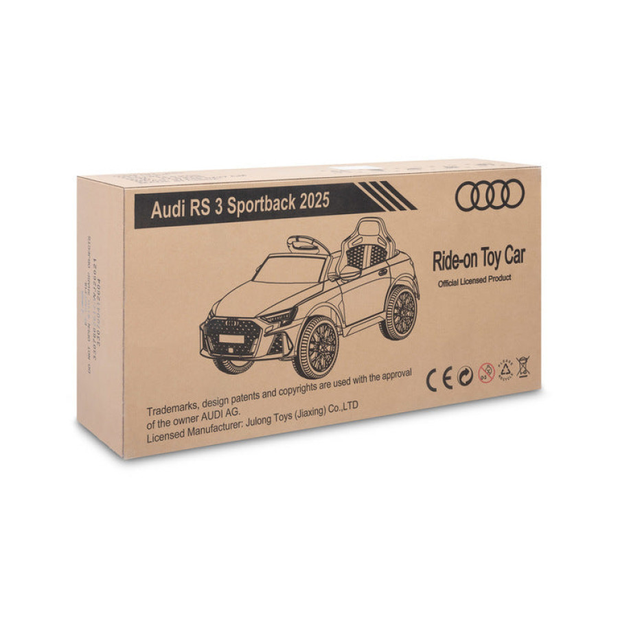Акумулаторна кола Audi RS3 сива