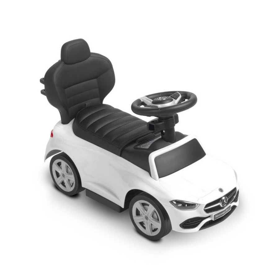 Детска кола за яздене Mercedes C-Class Ride-On бяла
