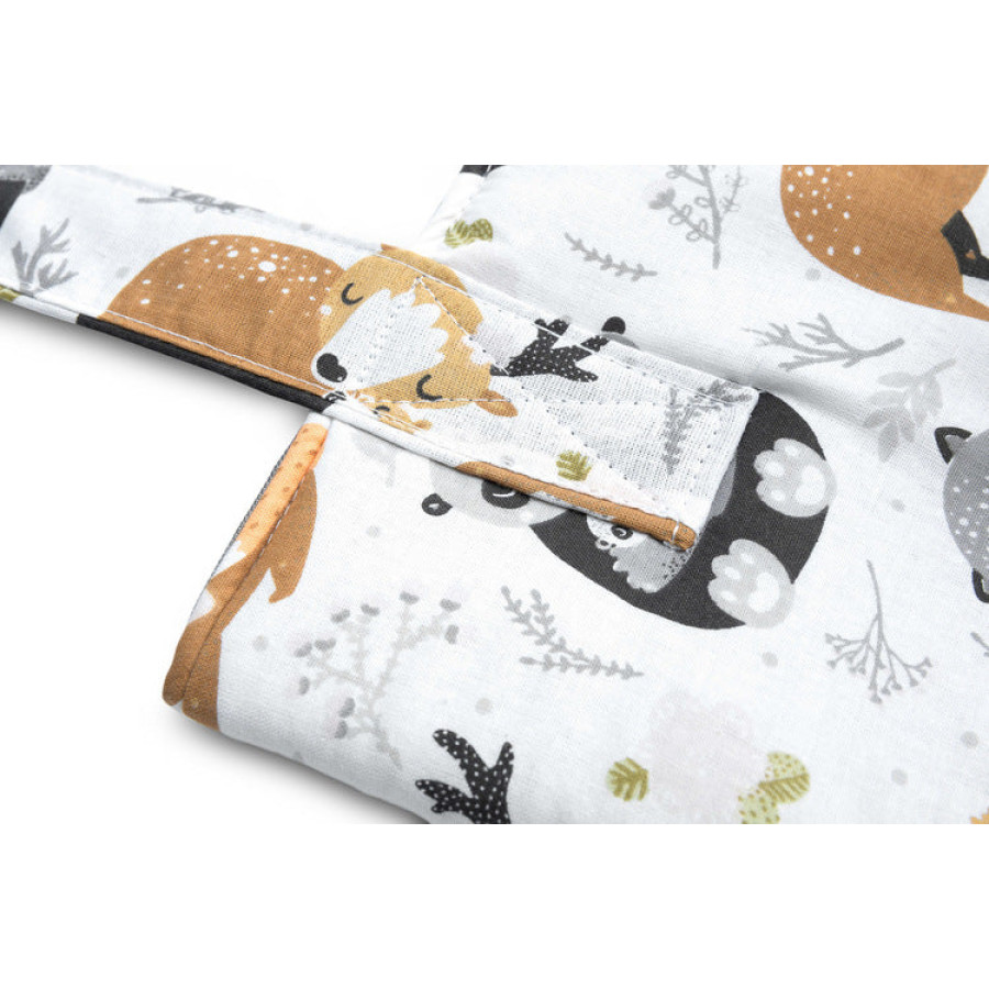 Кош за играчки Миещи мечки сив 35х47 см
