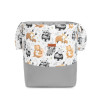 Кош за играчки Миещи мечки сив 35х47 см