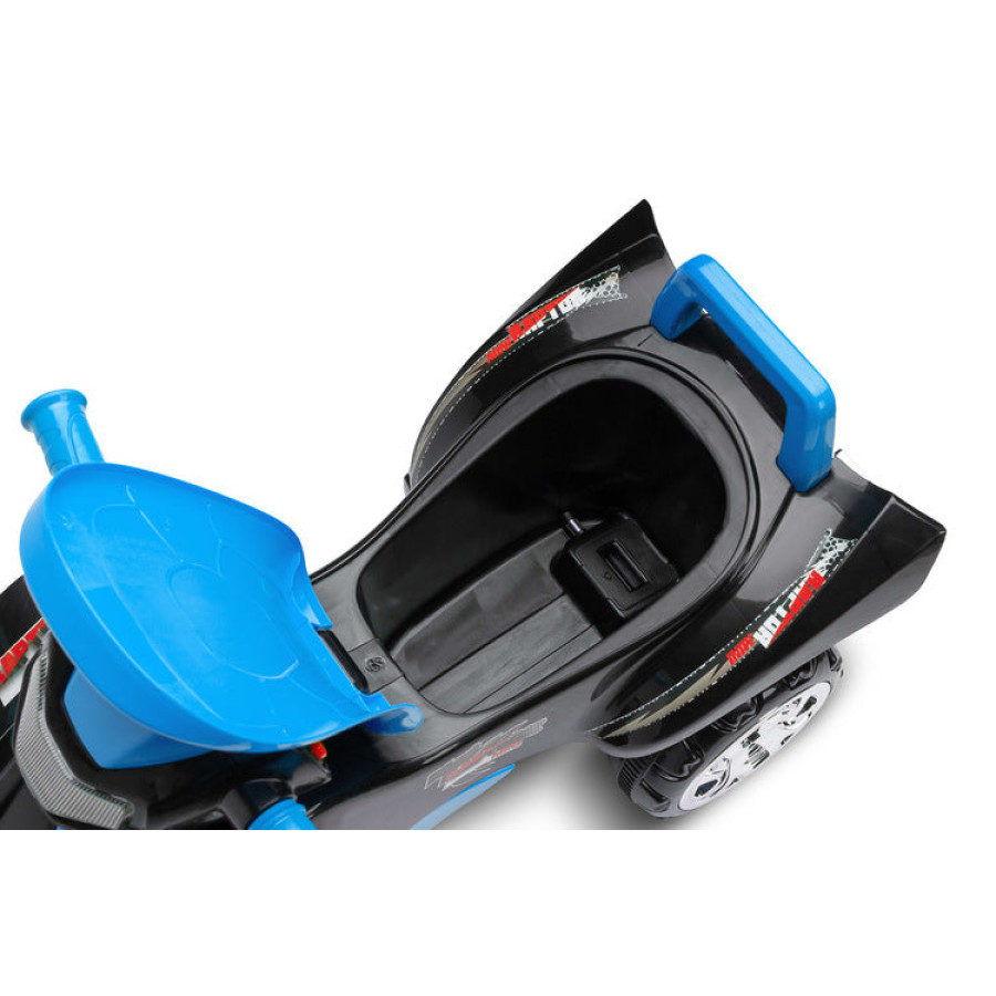Детски мотор за яздене с четири гуми Mini Raptоr Navy Caretero Toyz