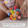 Образователна играчка 2в1 дрънкалка и гризалка 0+ месеца