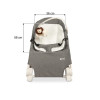 Шезлонг Bouncer Pine Grey Caretero