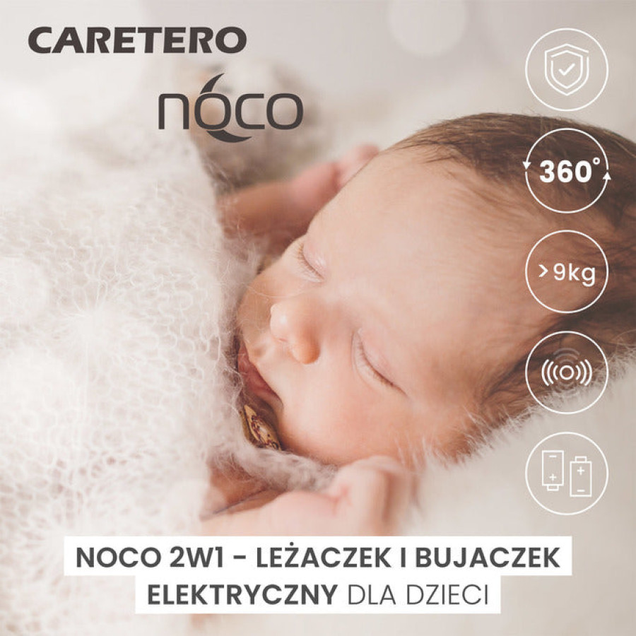 2В1 шезлонг и люлка Rocker Noco сив