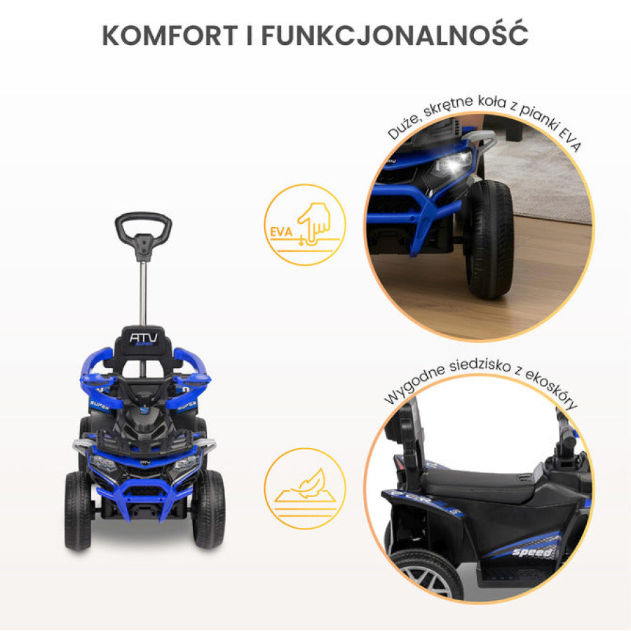 Играчка за яздене ATV Movix червена