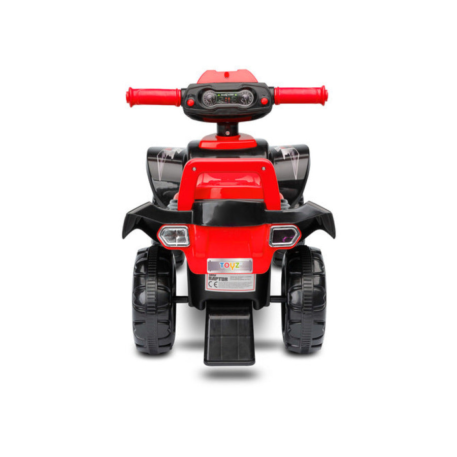 Детски мотор за яздене с четири гуми Mini Raptоr Червен Caretero Toyz