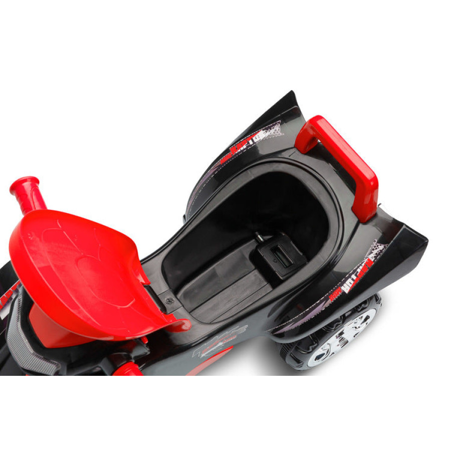 Детски мотор за яздене с четири гуми Mini Raptоr Червен Caretero Toyz
