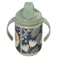 Неразливаща чаша с мек накрайник 350 мл светеща в тъмното EarthSmart Сияние на джунглата