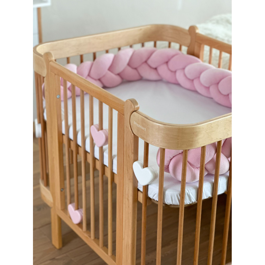 Трансформиращо легло 5в1 Nika 60x95/60x120см натур Ingvart Трансформиращо легло 5в1 Nika 60x95/60x120см натур Ingvart