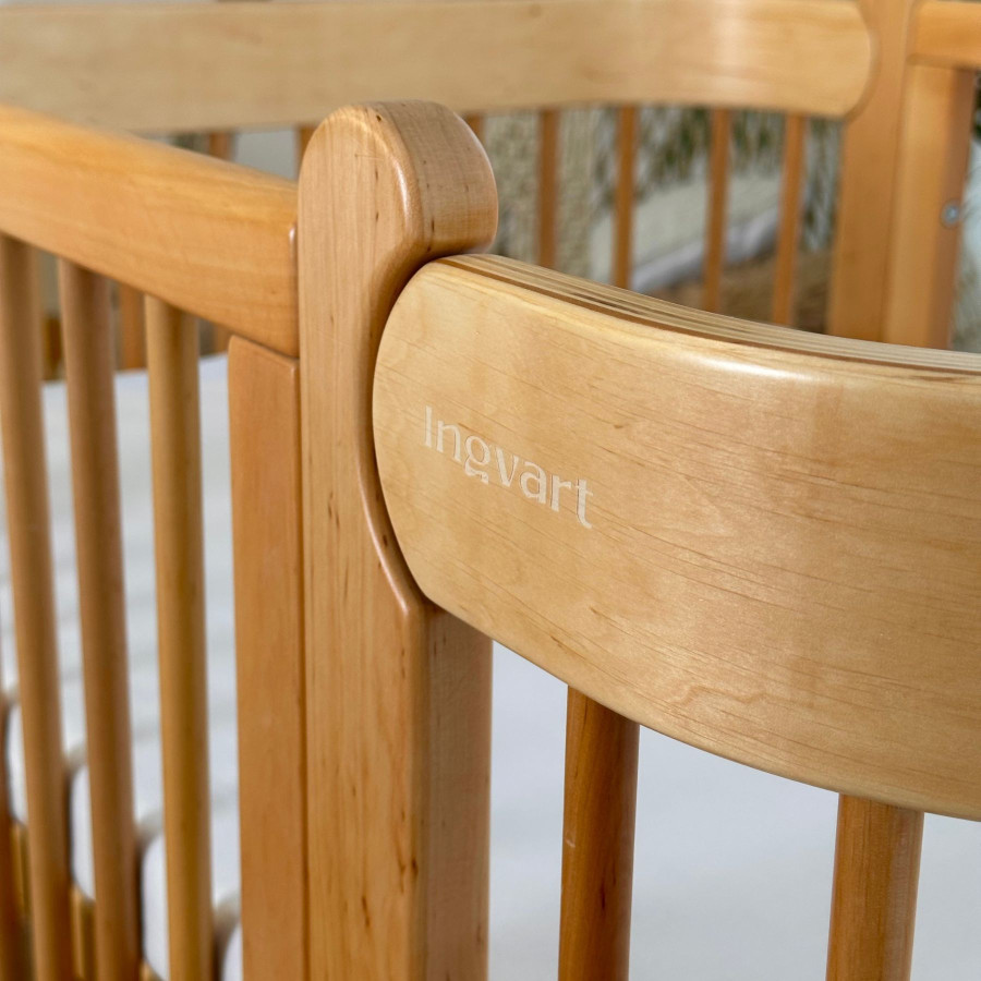 Трансформиращо легло 5в1 Nika 60x95/60x120см натур Ingvart Трансформиращо легло 5в1 Nika 60x95/60x120см натур Ingvart