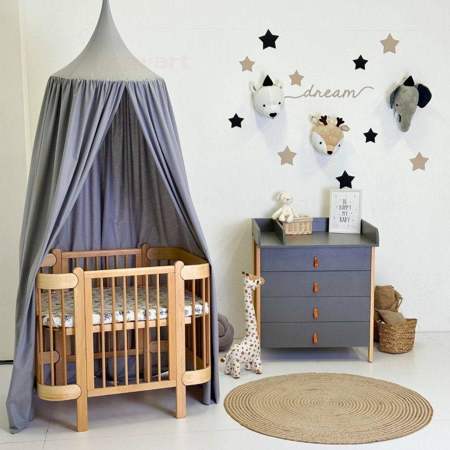 Трансформиращо легло 5в1 Nika 60x95/60x120см натур Ingvart Трансформиращо легло 5в1 Nika 60x95/60x120см натур Ingvart