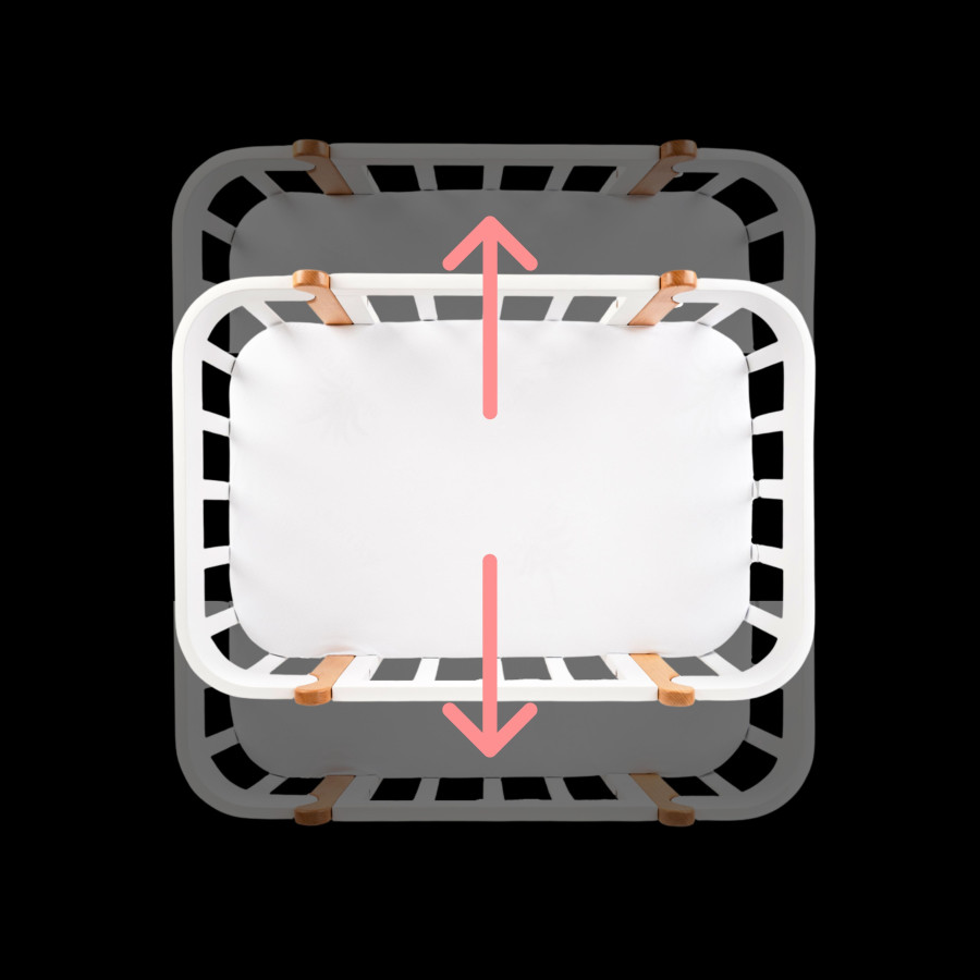 Трансформиращо легло 5в1 Nika 60x95/60x120см натур Ingvart Трансформиращо легло 5в1 Nika 60x95/60x120см натур Ingvart
