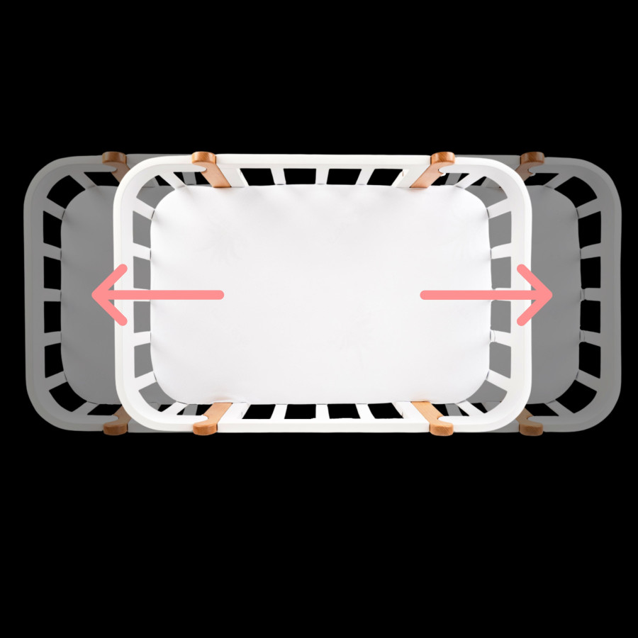 Трансформиращо легло 5в1 Nika 60x95/60x120см натур Ingvart Трансформиращо легло 5в1 Nika 60x95/60x120см натур Ingvart