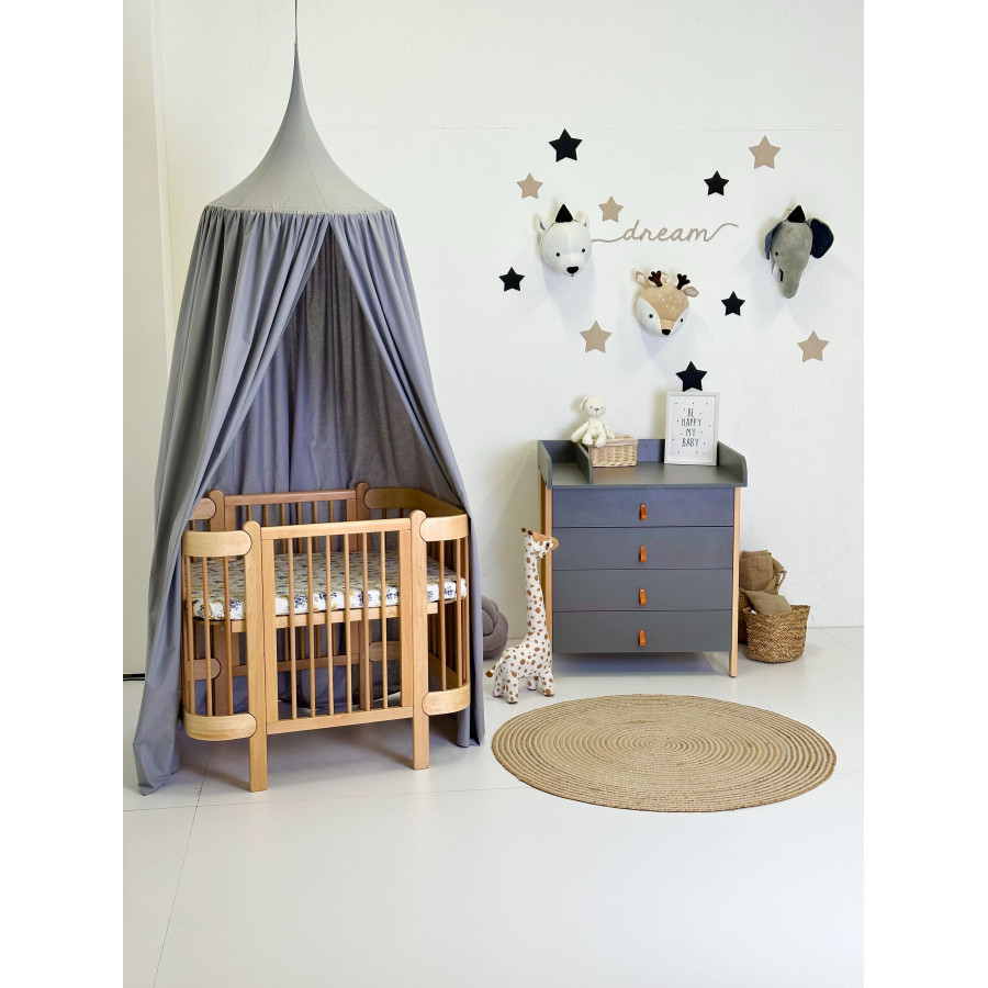 Трансформиращо легло 5в1 Nika 60x95/60x120см натур Ingvart Трансформиращо легло 5в1 Nika 60x95/60x120см натур Ingvart