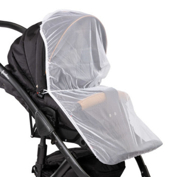 Универсален комарник за количка бял Caretero
