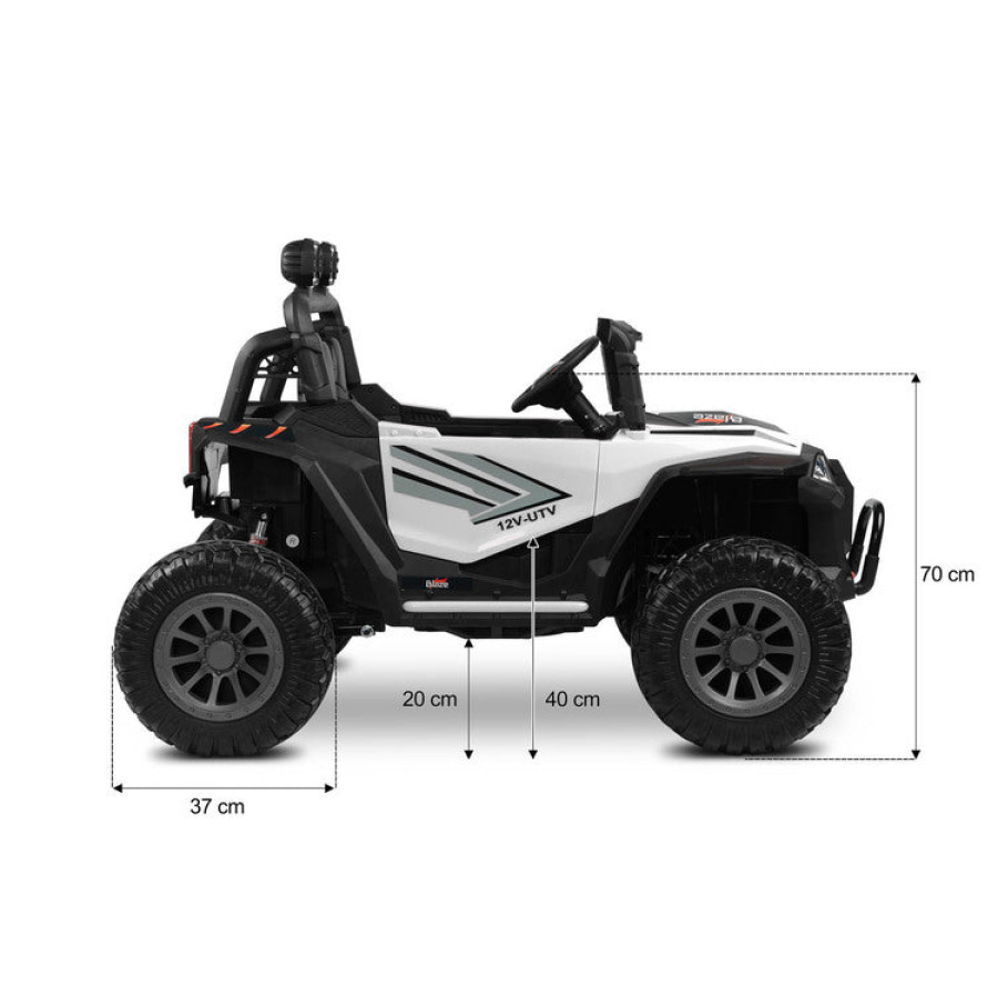 Акумулаторен Офроуд Автомобил Blaze White Caretero Toyz