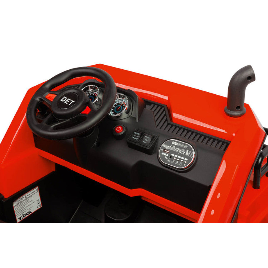 Акумулаторна кола самосвал червен