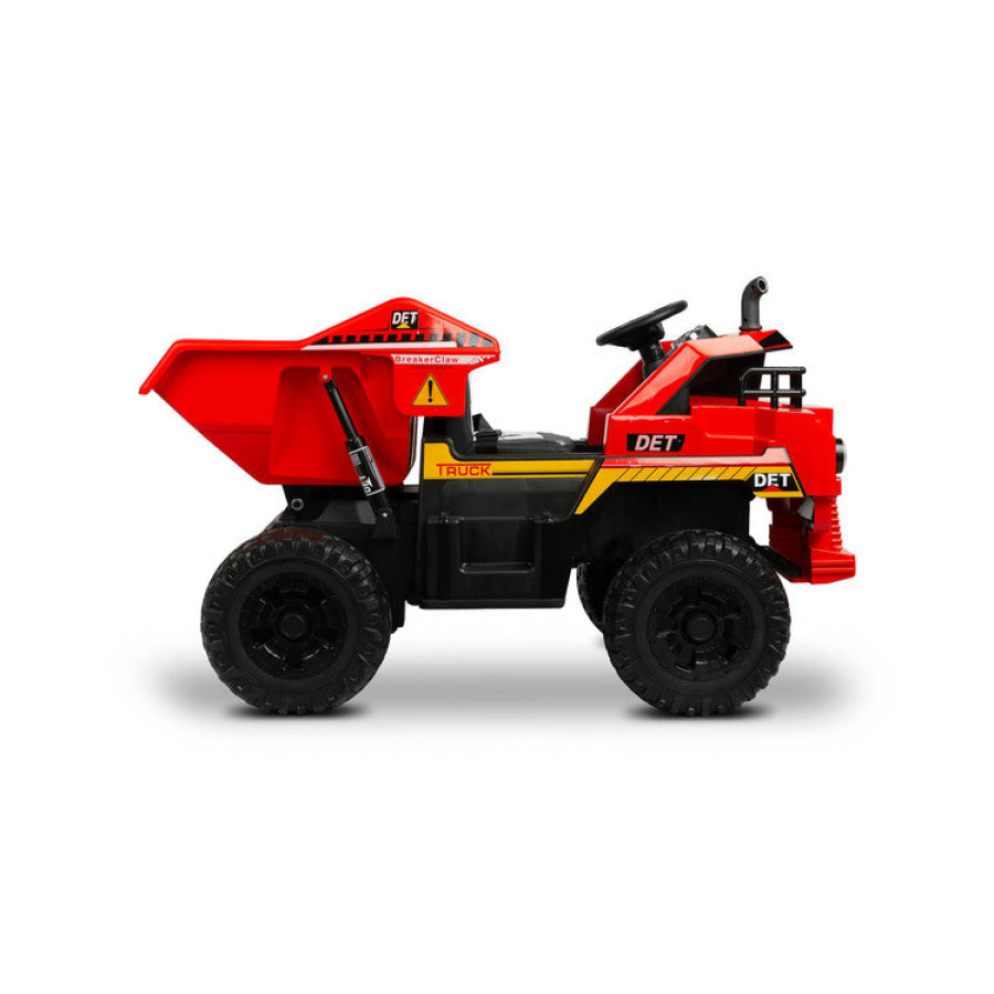 Акумулаторна кола самосвал червен