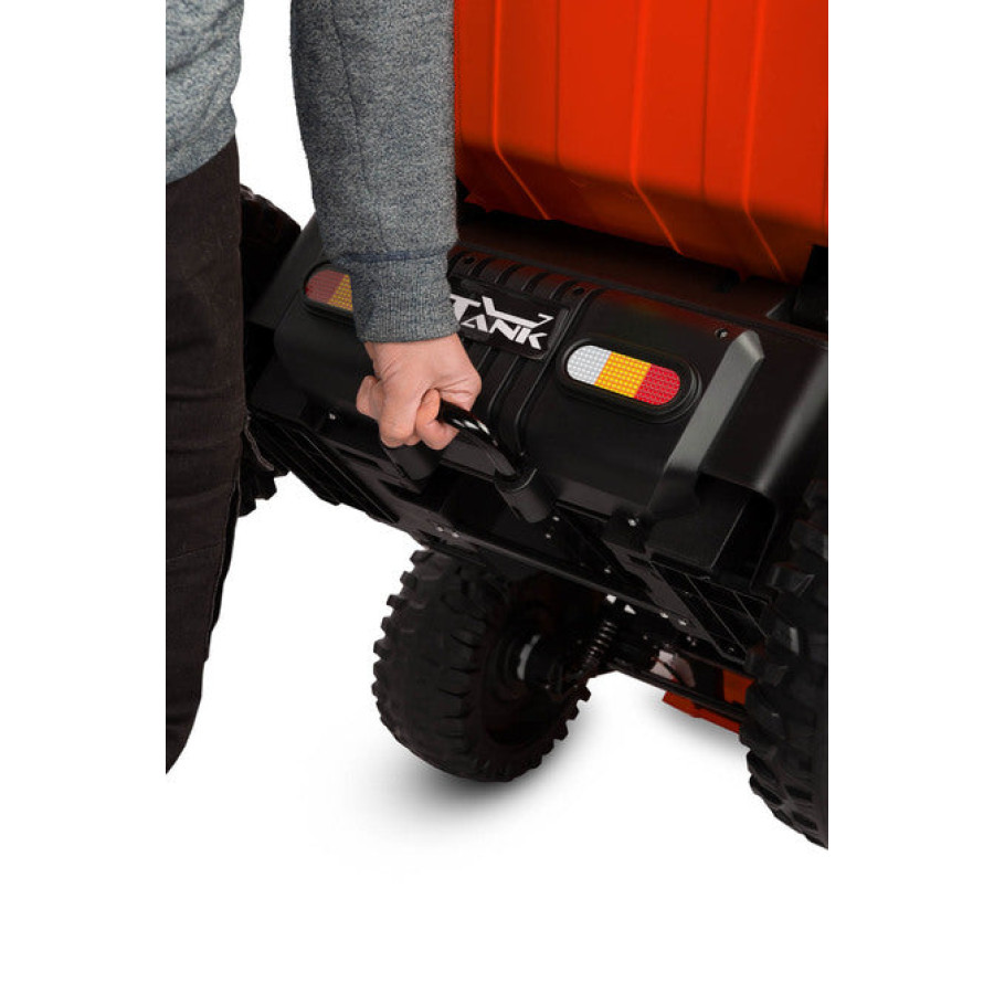 Акумулаторна кола самосвал червен