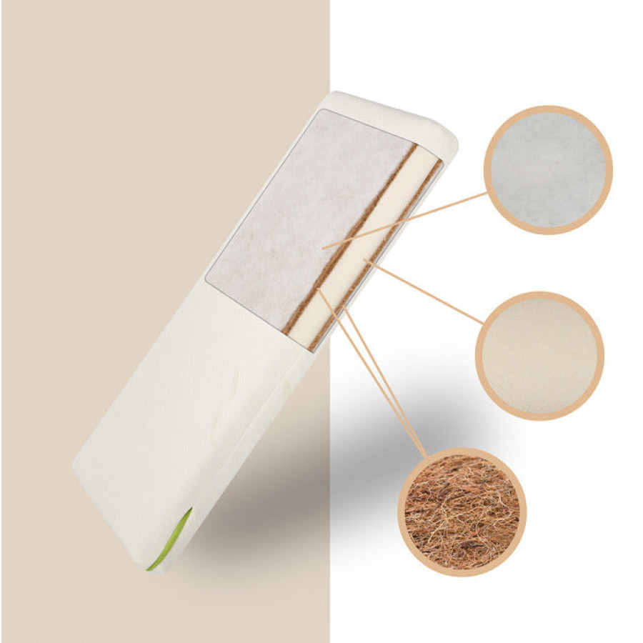 Кокосов матрак за кошарка Next To Me 90х40см с покритие Алое Вера