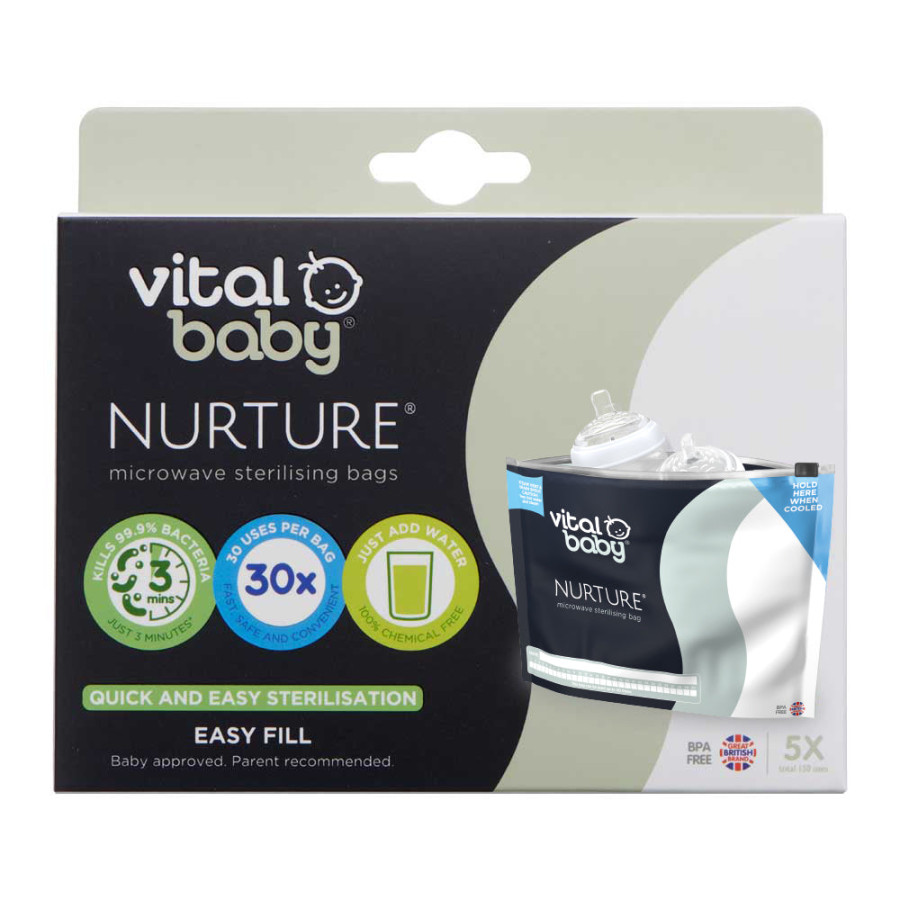 Пликчета за мировълнова стерилизация Vital Baby