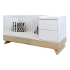Трансформиращо се бебешко легло Faktum Sienna White 3 в 1