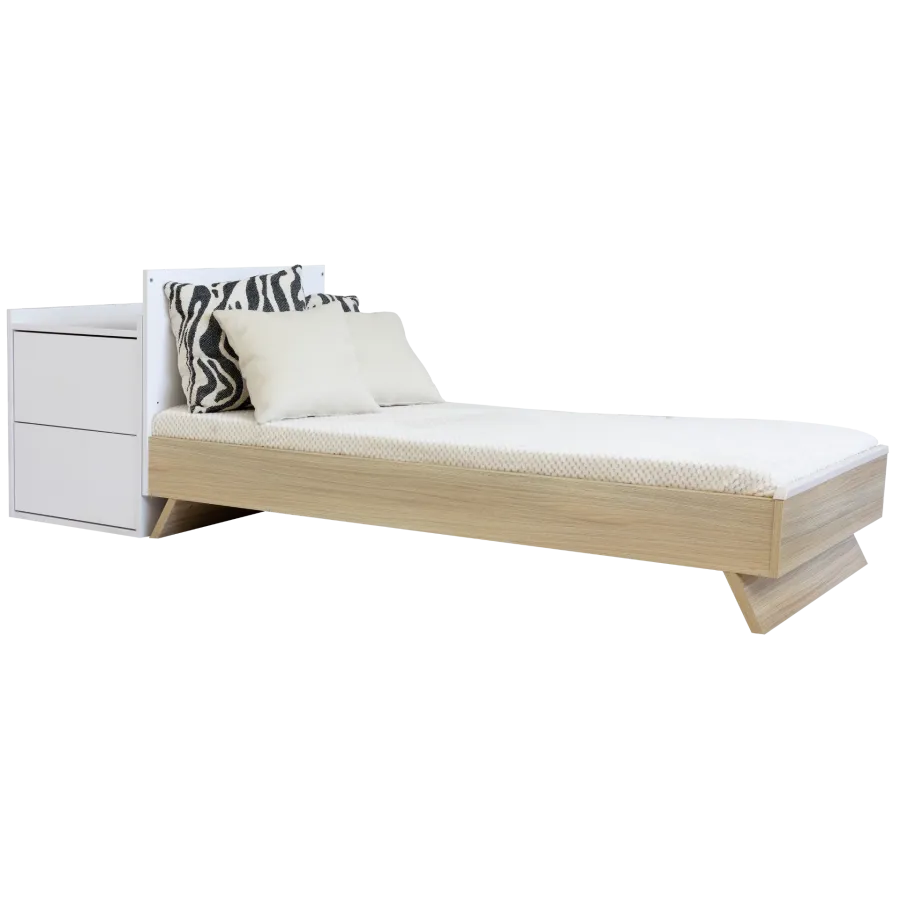 Трансформиращо се бебешко легло Faktum Sienna White 3 в 1