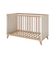 Бебешко легло Faktum Flip White & Oak 60x120 см