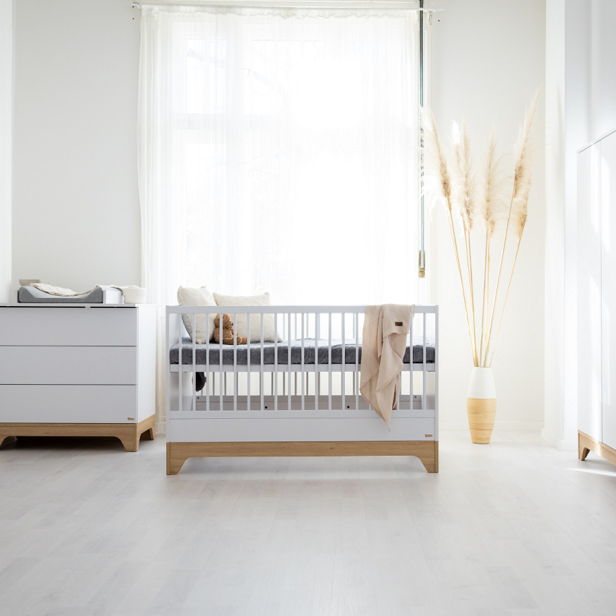 Бебешко легло Faktum Lumina White 60x120 см