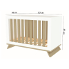 Бебешко легло Faktum Sienna White 60x120 см