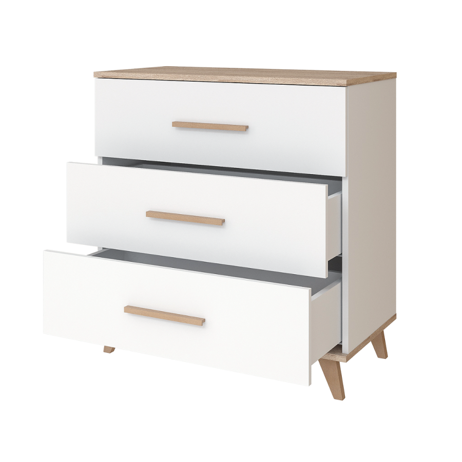 Скрин за детска стая Faktum Flip White & Oak