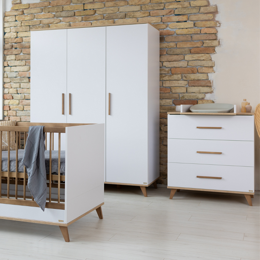 Скрин за детска стая Faktum Flip White & Oak