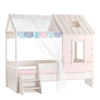 Детско легло къща Pink House - 90 х 200 cm - розово