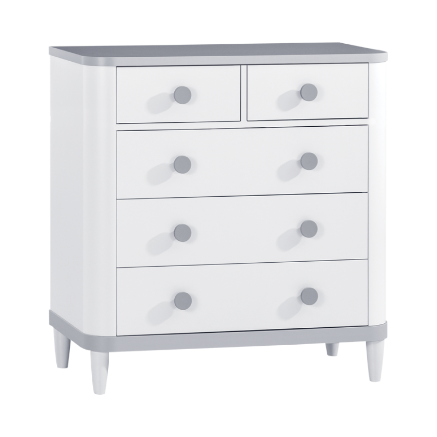 Скрин за дрехи с пет чекмеджета Aden