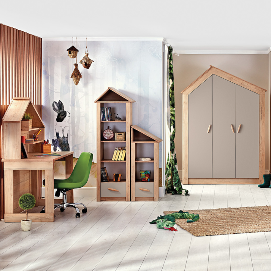 Детска етажерка за играчки My House