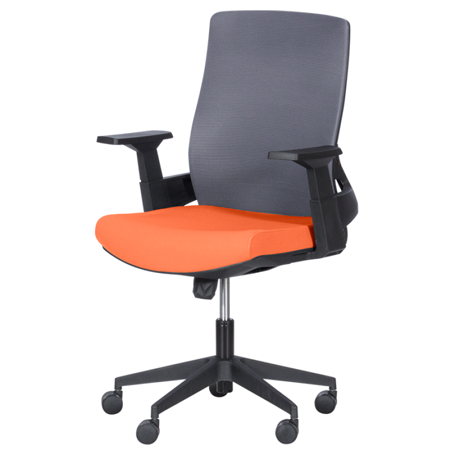 Детски стол Carmen 7545 - оранжев-сив Детски стол Carmen 7545 - оранжев-сив