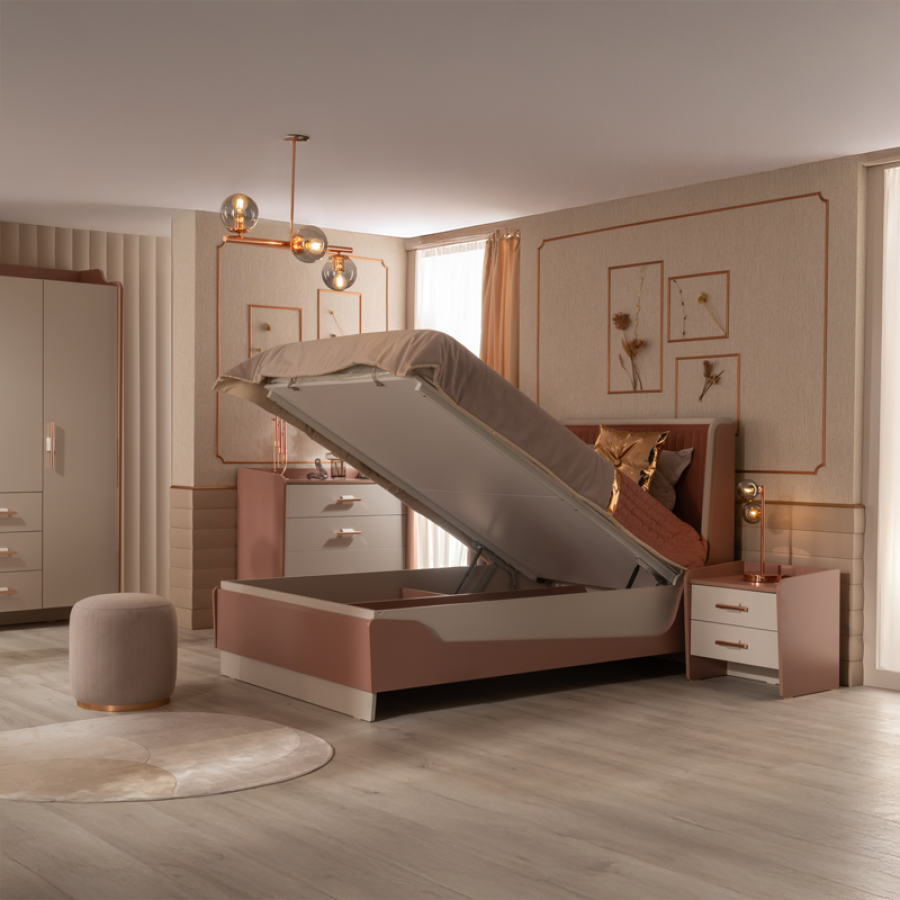 Детско легло с ракла Estella 100 x 200 см плюс огледало Nil