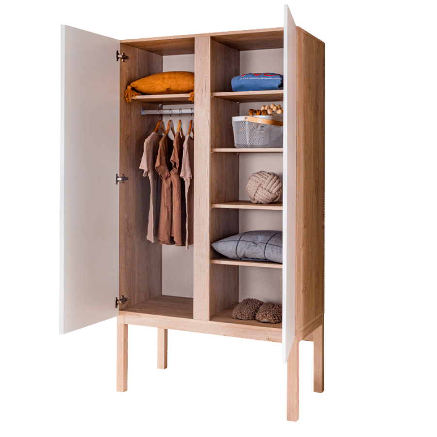 Двукрилен детски гардероб Palermo