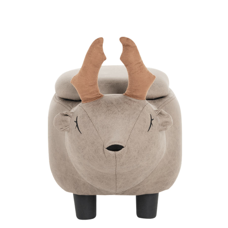 Детска табуретка с ракла Сив елен