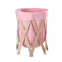 Кош за играчки Woodba - розов