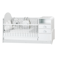 Бебешка кошара и детско легло 2в1 Pori 80 x 180 см