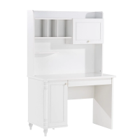 Детско бюро с етажерка Nil - бяло