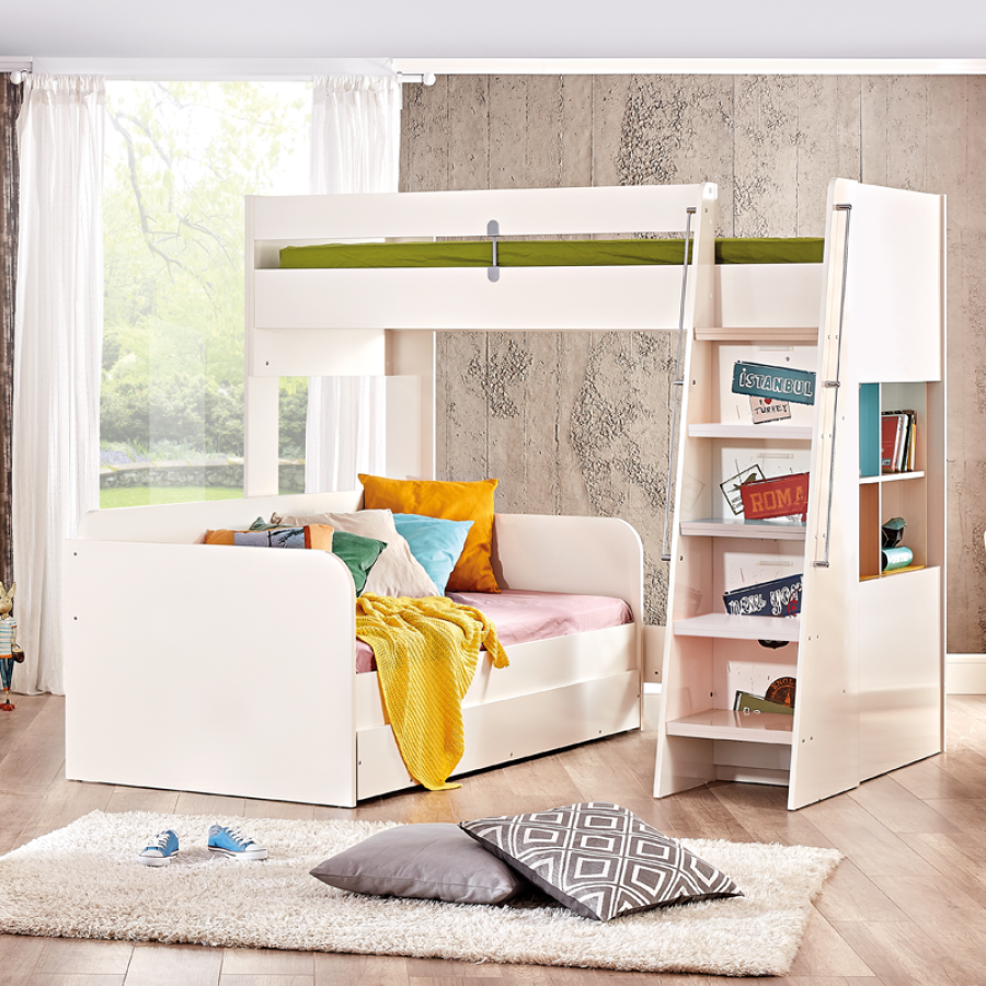 Детско легло с табла JoyIn 90 х 200 см
